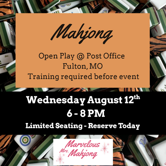 Open Play August 12th - Fulton, MO